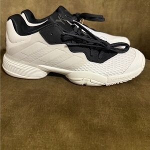 Adidas Y-3 Barricade K Tennis Shoes Black White NWT